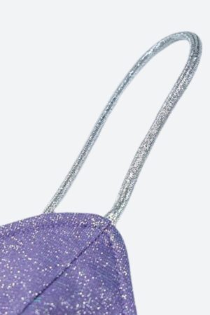 Style Core Aesthetics, New Style Trends - Glitter Cut Out Mini Dress