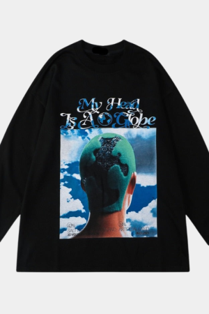 Style Core Aesthetics, New Style Trends - 'Globe' Sweatshirt