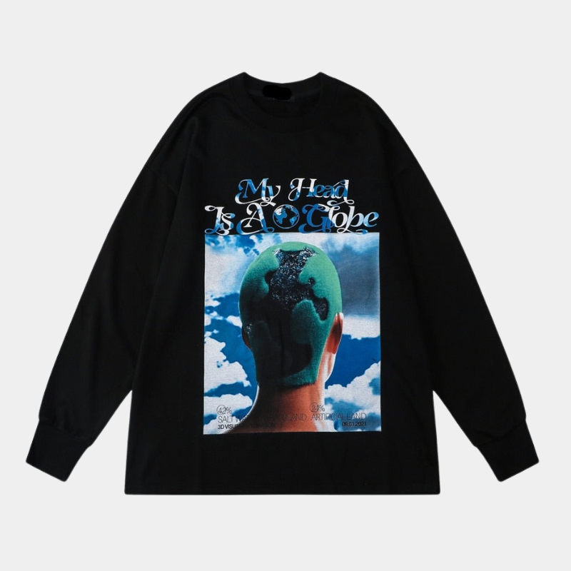 Style Core Aesthetics, New Style Trends - 'Globe' Sweatshirt