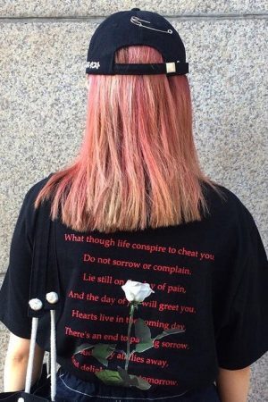 Style Core Aesthetics, New Style Trends - Goth Rose T-Shirt