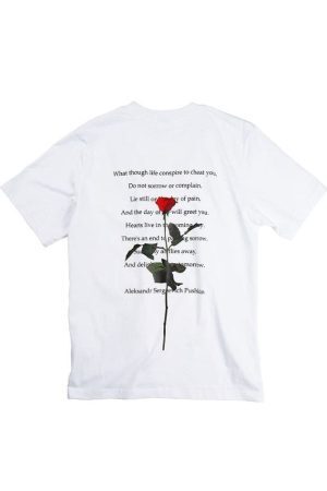 Style Core Aesthetics, New Style Trends - Goth Rose T-Shirt