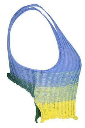 Style Core Aesthetics, New Style Trends - Gradient Crochet Top