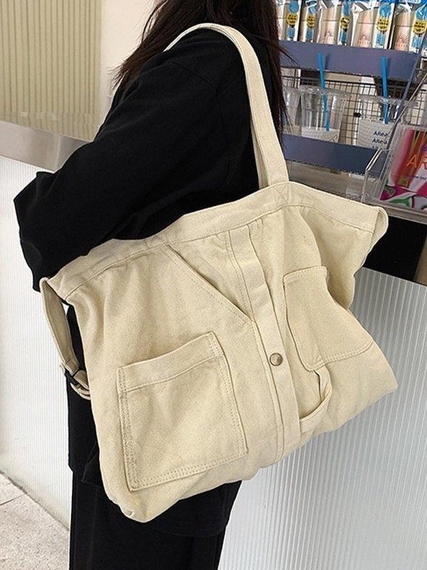 Style Core Aesthetics, New Style Trends - Grand sac à bandoulière Vintage Wash Style Core Aesthetics, New Style Trends - Grand sac à bandoulière Vintage Wash