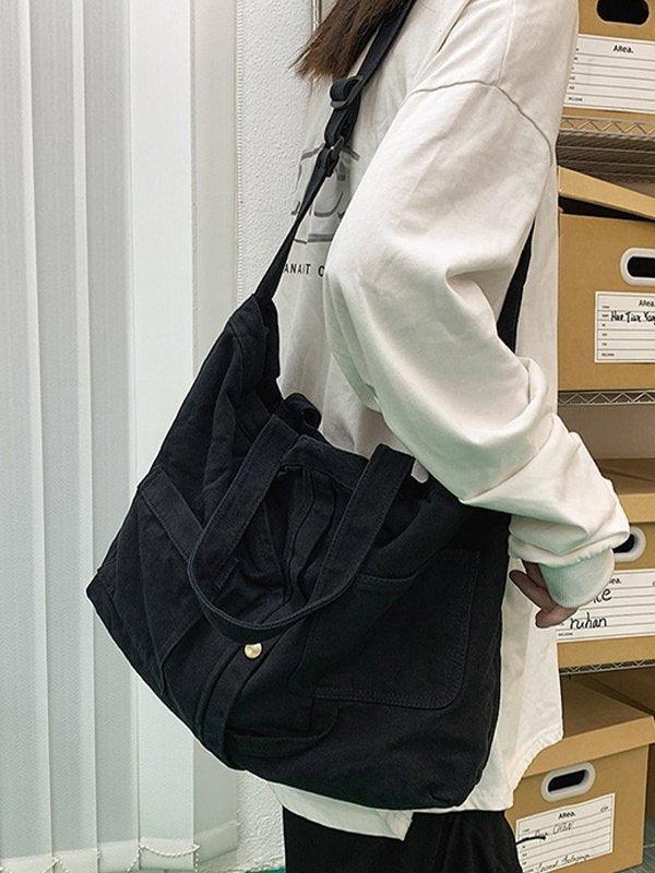 Style Core Aesthetics, New Style Trends - Grand sac à bandoulière Vintage Wash Style Core Aesthetics, New Style Trends - Grand sac à bandoulière Vintage Wash