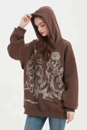 Style Core Aesthetics, New Style Trends - Graphic Printed Hoodie
