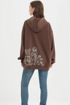 Style Core Aesthetics, New Style Trends - Graphic Printed Hoodie