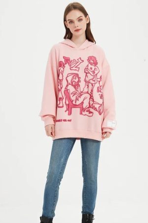 Style Core Aesthetics, New Style Trends - Graphic Printed Hoodie