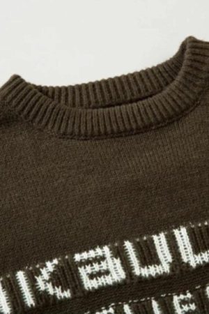 Style Core Aesthetics, New Style Trends - Grunge AK-Bullet Tasseled Sweater