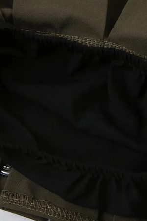 Style Core Aesthetics, New Style Trends - Grunge Belted Extra Mini Skirt