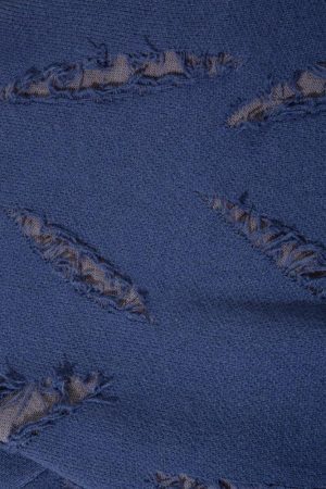 Style Core Aesthetics, New Style Trends - Grunge Claw Distressed Knitted Sweater