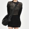 Style Core Aesthetics, New Style Trends - Grunge Crochet Knit Sweater