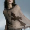 Style Core Aesthetics, New Style Trends - Grunge Distressed Cross Sweater