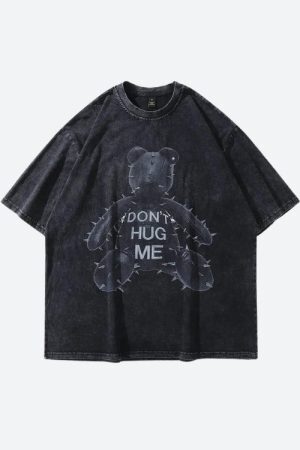 Style Core Aesthetics, New Style Trends - Grunge Don't Hug Me Tee