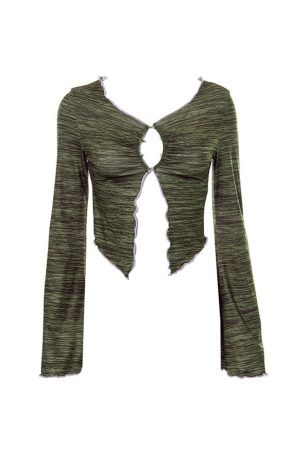 Style Core Aesthetics, New Style Trends - Grunge Fairy Long Sleeve Top
