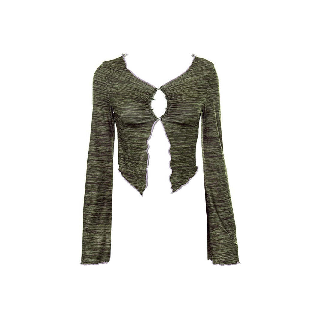 Style Core Aesthetics, New Style Trends - Grunge Fairy Long Sleeve Top