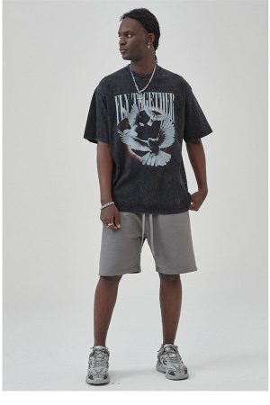 Style Core Aesthetics, New Style Trends - Grunge Fly Together Tee