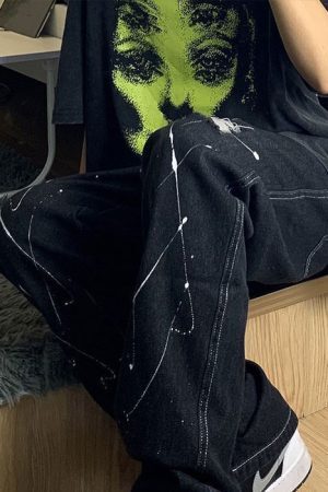 Style Core Aesthetics, New Style Trends - Grunge Ghost Face Graphic T-Shirt