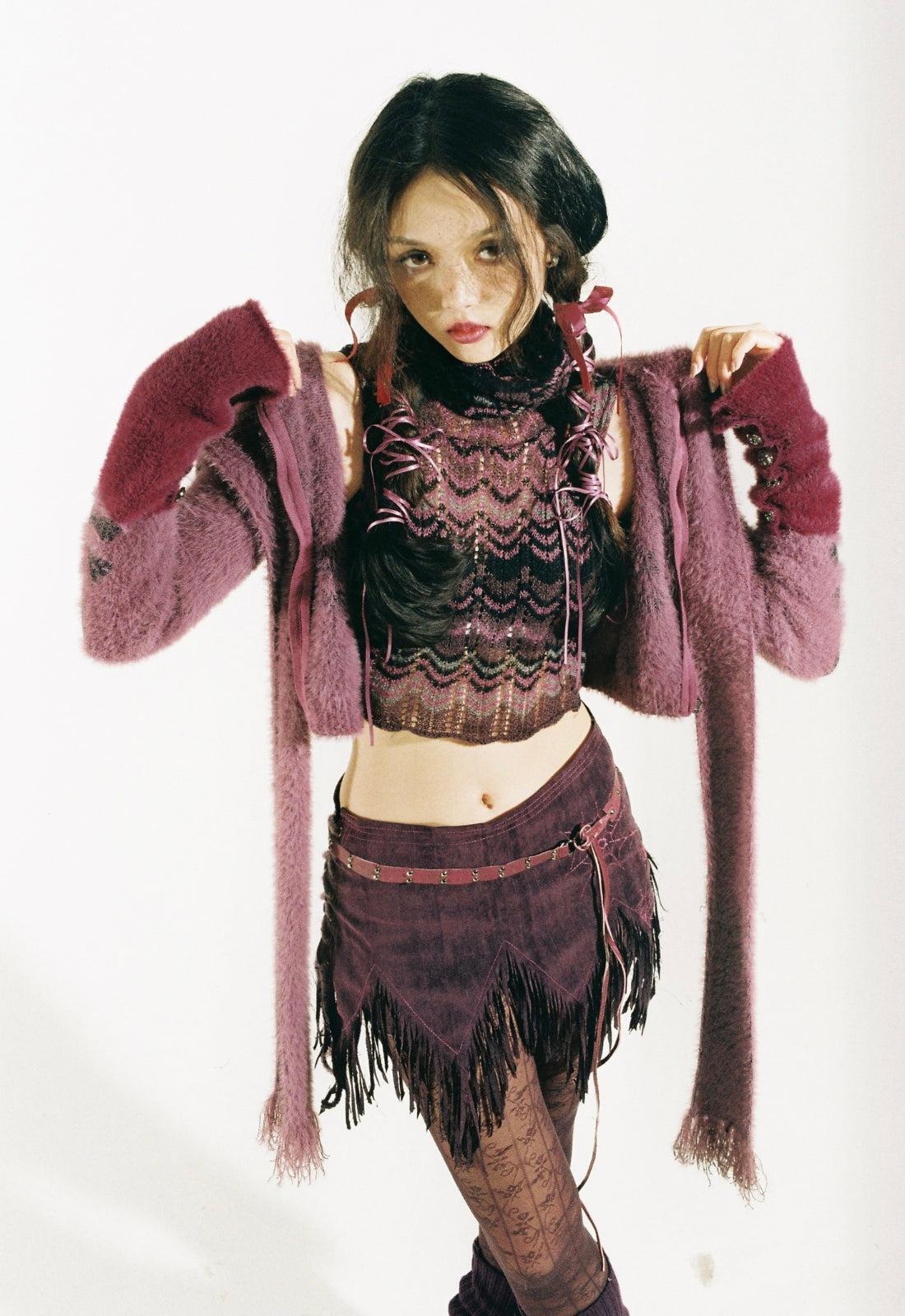 Style Core Aesthetics, New Style Trends - Grunge Gothic Skull Hooded Cardigan Style Core Aesthetics, New Style Trends - Grunge Gothic Skull Hooded Cardigan