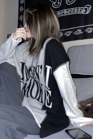 Style Core Aesthetics, New Style Trends - Grunge I Don't Smoke Tee