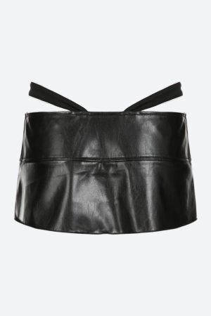 Style Core Aesthetics, New Style Trends - Grunge Pleated Zipper Slit Micro Mini Skirt