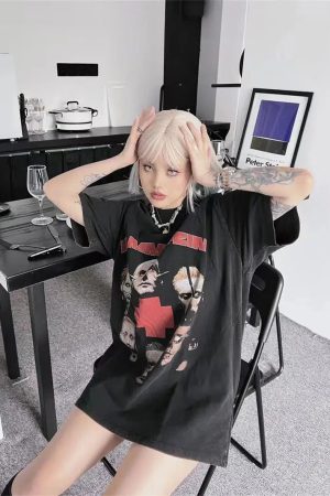 Style Core Aesthetics, New Style Trends - Grunge Rammstein Tee