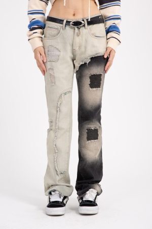 Style Core Aesthetics, New Style Trends - 'Halved' Jeans