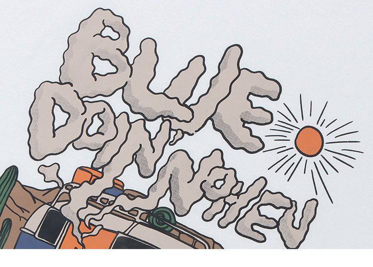 Style Core Aesthetics, New Style Trends - 'Happy camper' T shirt Style Core Aesthetics, New Style Trends - 'Happy camper' T shirt