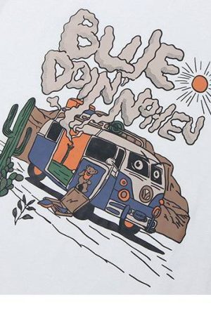 Style Core Aesthetics, New Style Trends - 'Happy camper' T shirt