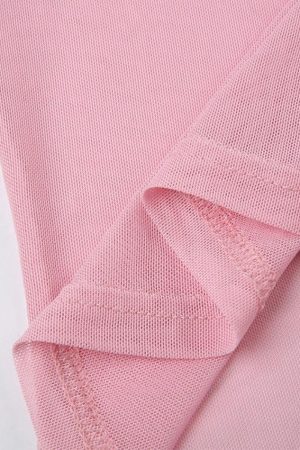 Style Core Aesthetics, New Style Trends - Heart Print See Through Tank Top