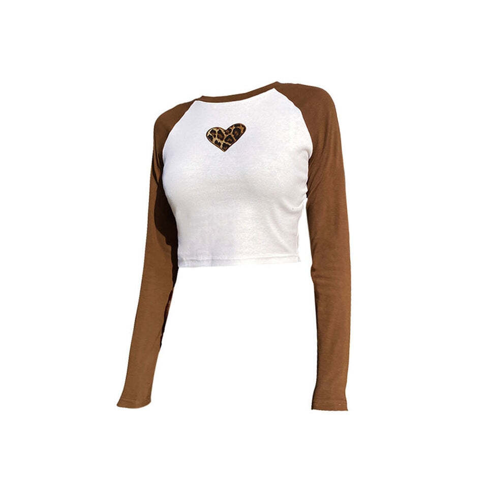 Style Core Aesthetics, New Style Trends - Heart Raglan Tee