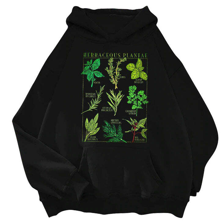 Style Core Aesthetics, New Style Trends - Herbaceous Plantae Hoodie