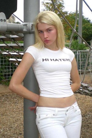 Style Core Aesthetics, New Style Trends - Hi & Bye Haters Crop Top