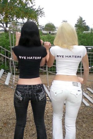 Style Core Aesthetics, New Style Trends - Hi & Bye Haters Crop Top
