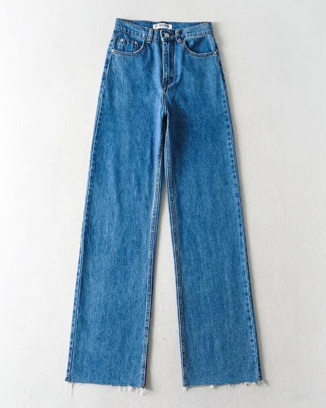 Style Core Aesthetics, New Style Trends - High Waist Casual Washed Jeans Style Core Aesthetics, New Style Trends - High Waist Casual Washed Jeans