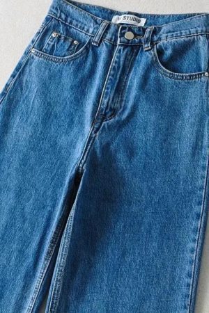 Style Core Aesthetics, New Style Trends - High Waist Casual Washed Jeans