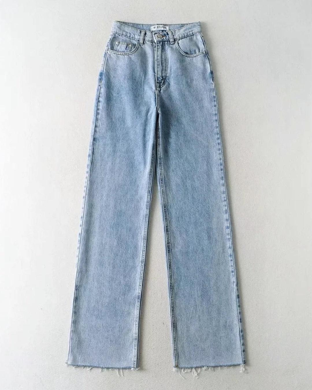 Style Core Aesthetics, New Style Trends - High Waist Casual Washed Jeans Style Core Aesthetics, New Style Trends - High Waist Casual Washed Jeans