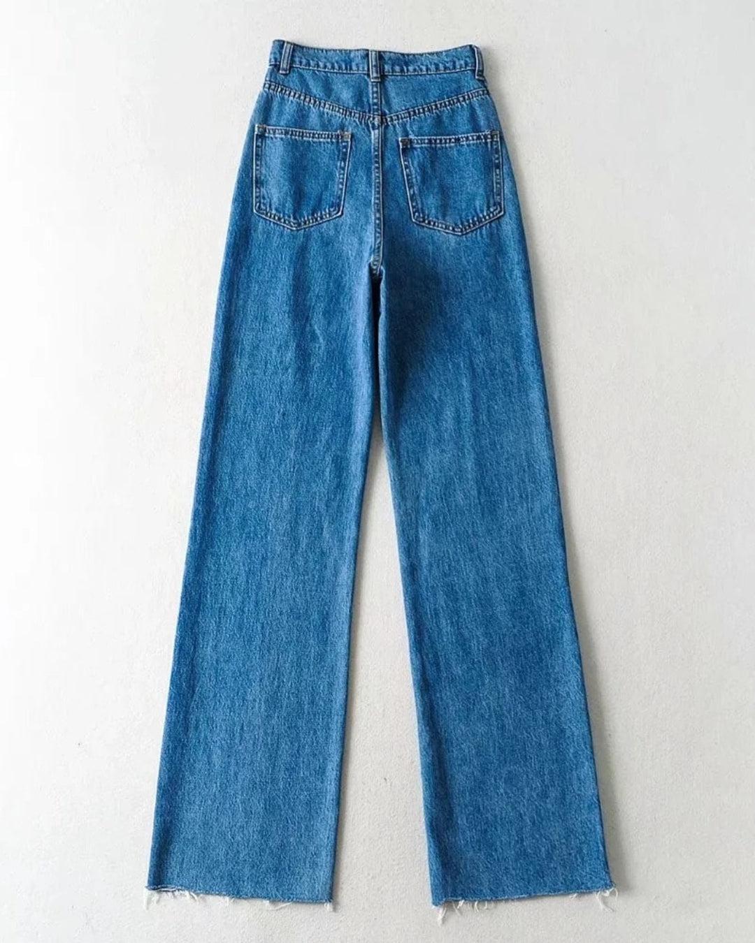 Style Core Aesthetics, New Style Trends - High Waist Casual Washed Jeans Style Core Aesthetics, New Style Trends - High Waist Casual Washed Jeans