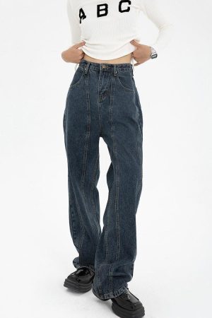 Style Core Aesthetics, New Style Trends - High Waisted Wide Leg Jeans