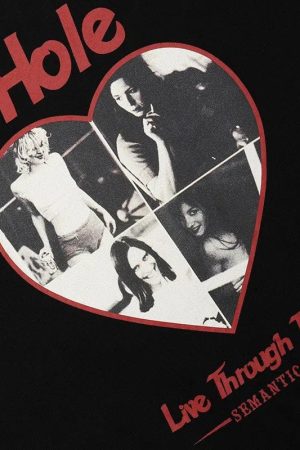 Style Core Aesthetics, New Style Trends - Hole cotton T-shirt