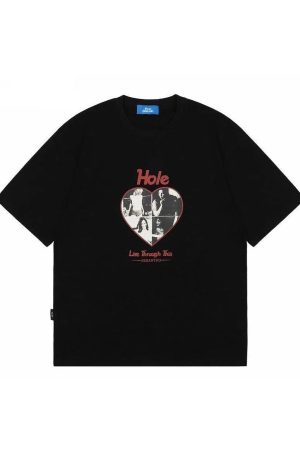 Style Core Aesthetics, New Style Trends - Hole cotton T-shirt
