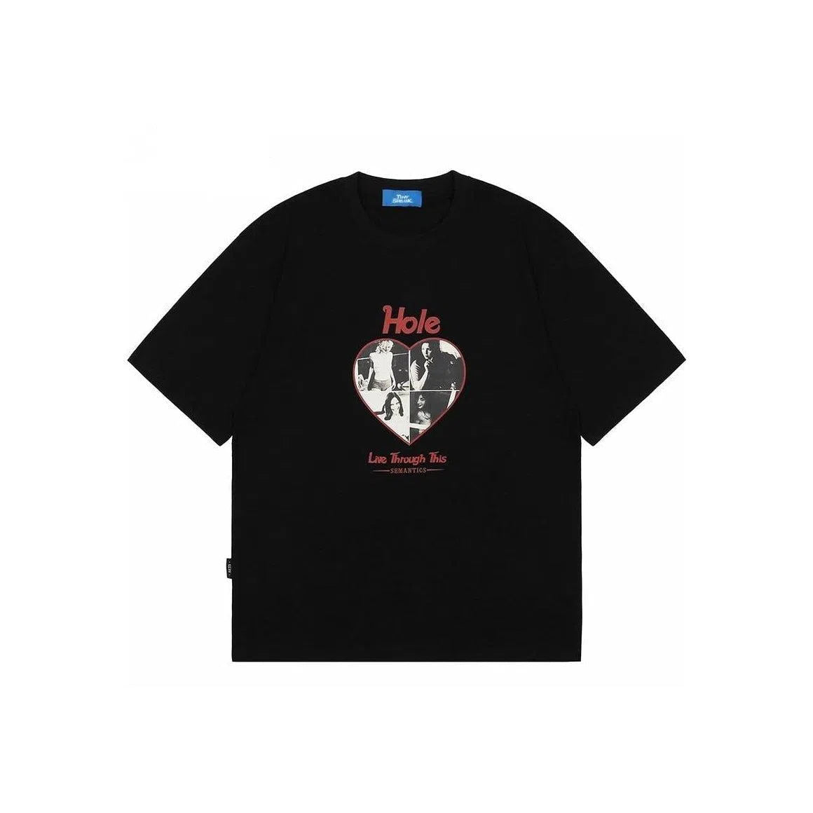 Style Core Aesthetics, New Style Trends - Hole cotton T-shirt