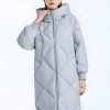 Style Core Aesthetics, New Style Trends - Hooded Zip-Up Long Puffer Coat