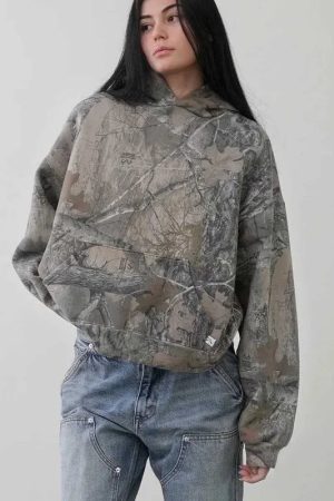 Style Core Aesthetics, New Style Trends - Hoodie Camo