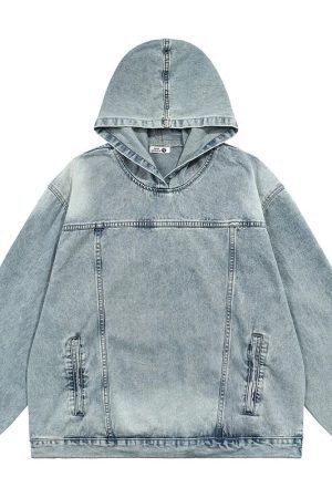 Style Core Aesthetics, New Style Trends - Hoodie Jean Y2K