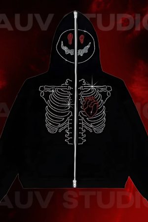 Style Core Aesthetics, New Style Trends - Hoodie Phantom Heart