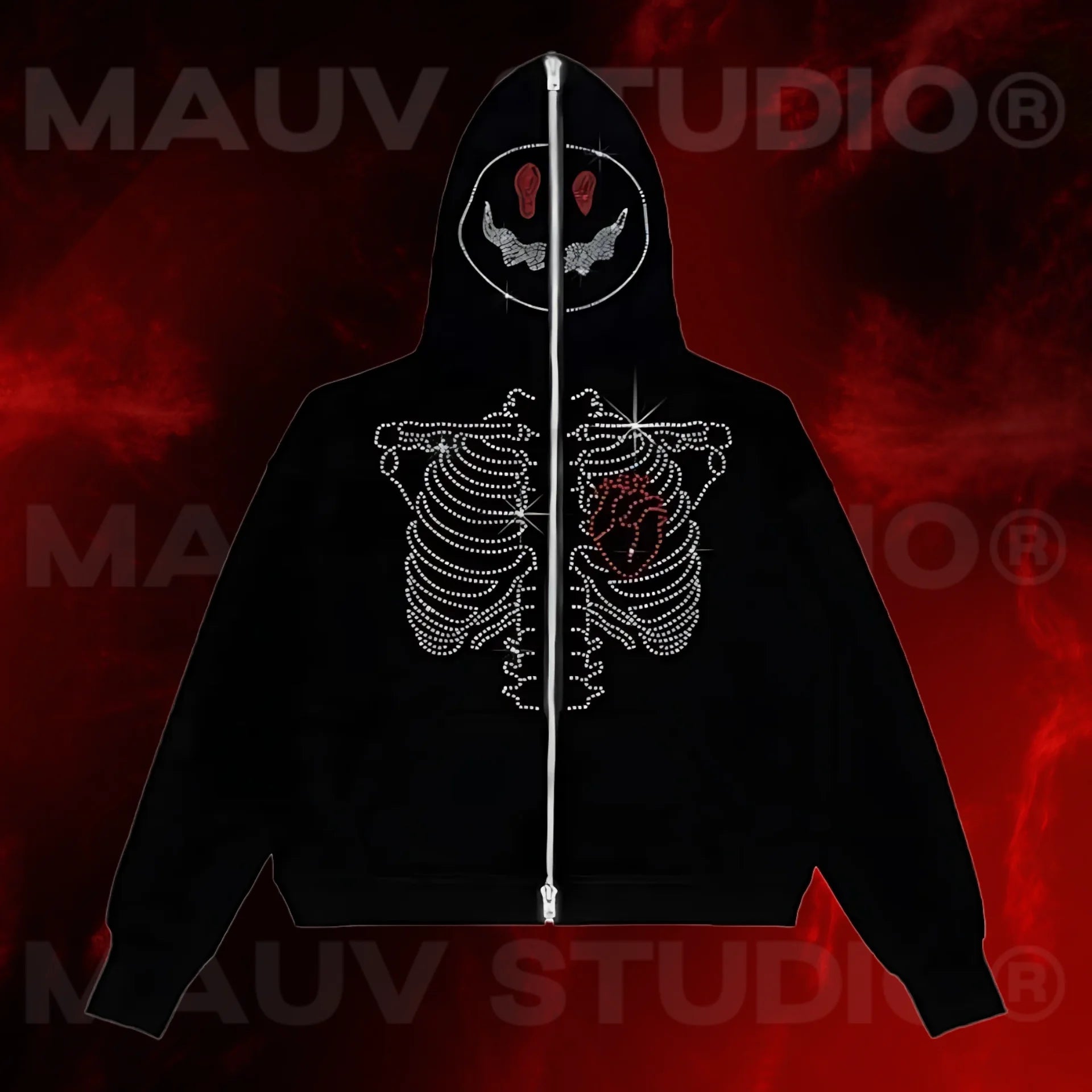 Style Core Aesthetics, New Style Trends - Hoodie Phantom Heart Style Core Aesthetics, New Style Trends - Hoodie Phantom Heart