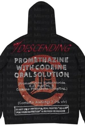 Style Core Aesthetics, New Style Trends - Hoodie Y2K Lean