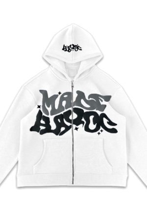 Style Core Aesthetics, New Style Trends - Hoodie Y2K 'Made Hayoc'
