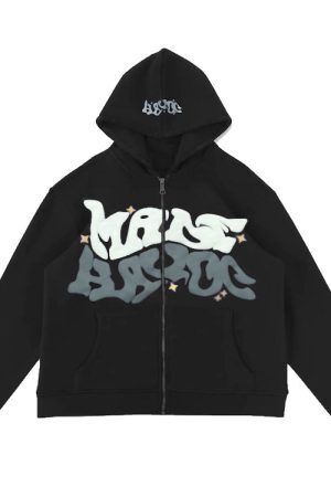 Style Core Aesthetics, New Style Trends - Hoodie Y2K 'Made Hayoc'