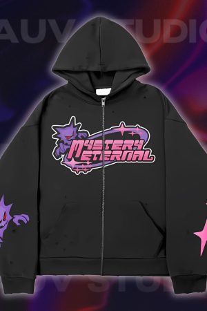 Style Core Aesthetics, New Style Trends - Hoodie Zippé Ectoplasma